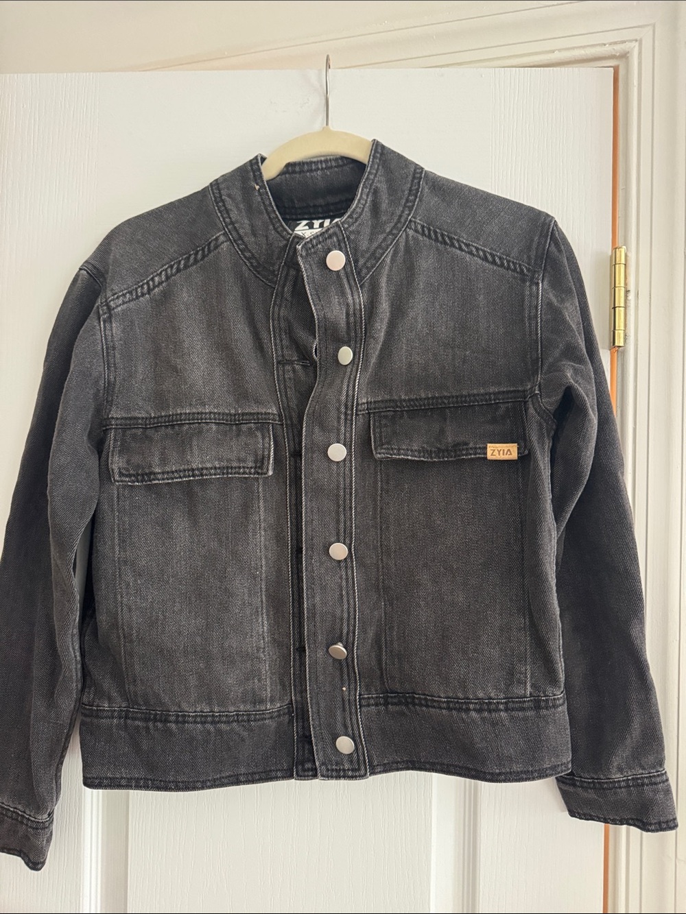 ZYIA Black Denim Jacket - X-Small